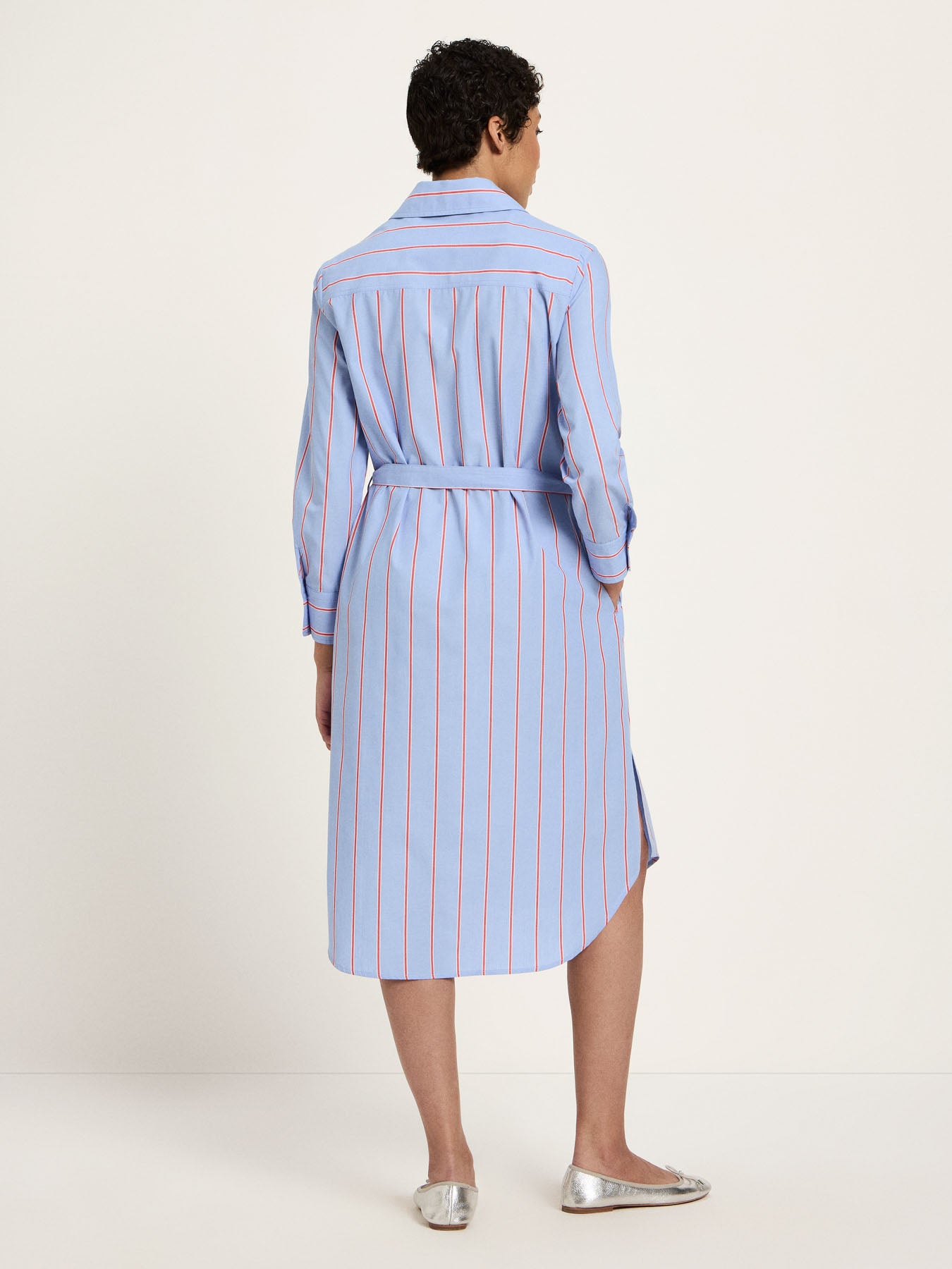 Lanius Streifen-Midikleid GOTS