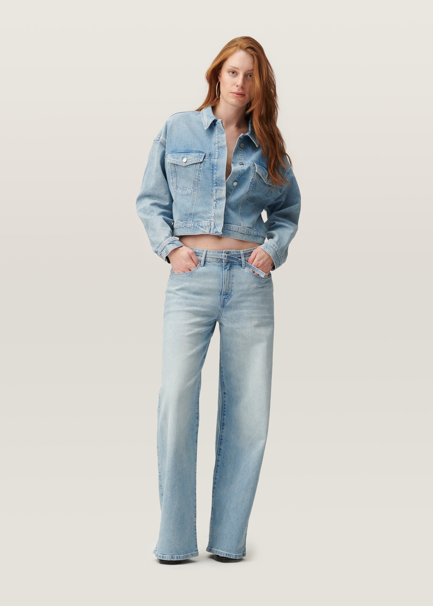 DAWN SUNNY Wide Leg Minimal Stretch - classic