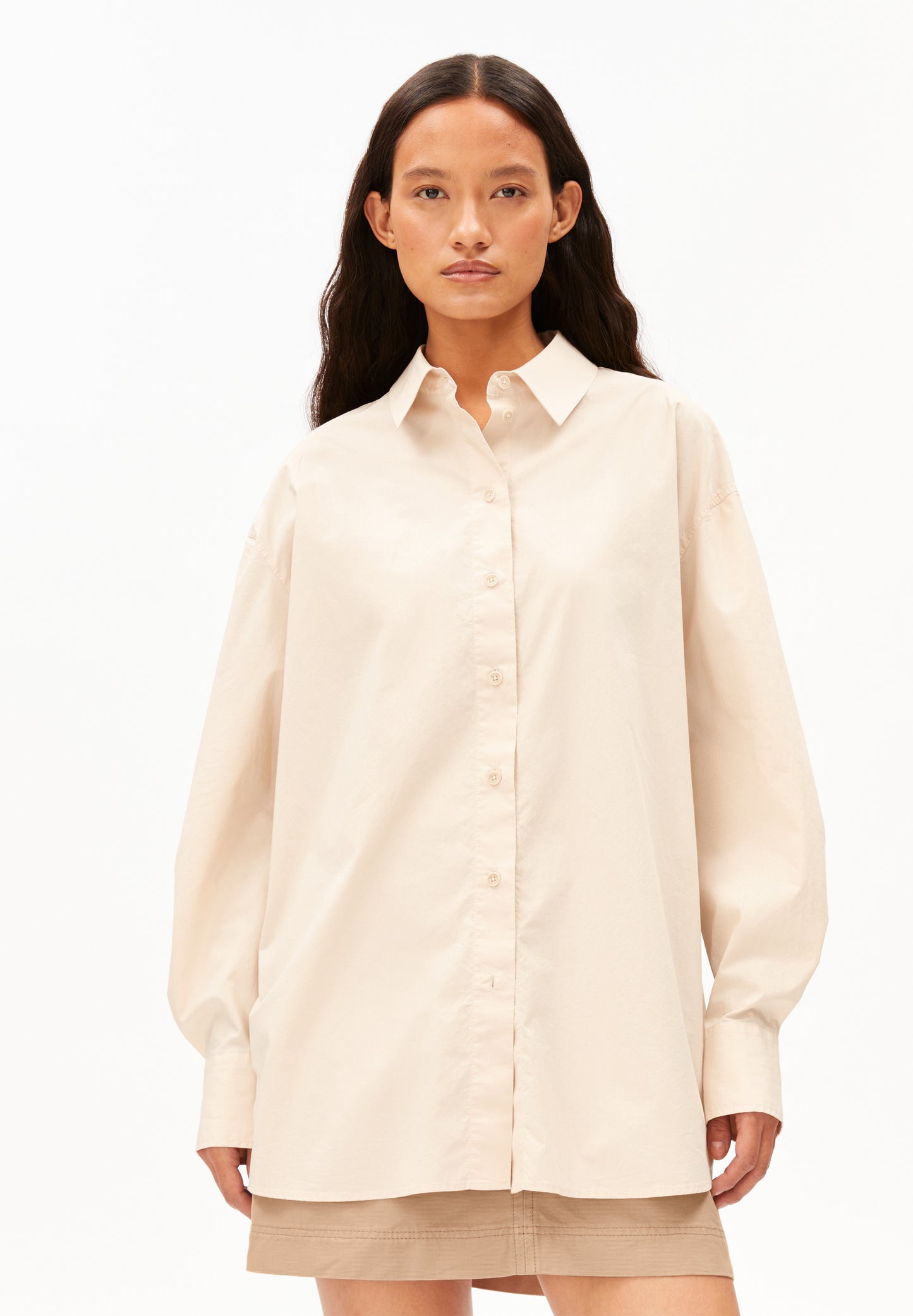 ARMEDANGELS barrel sleeve poplin Blouse