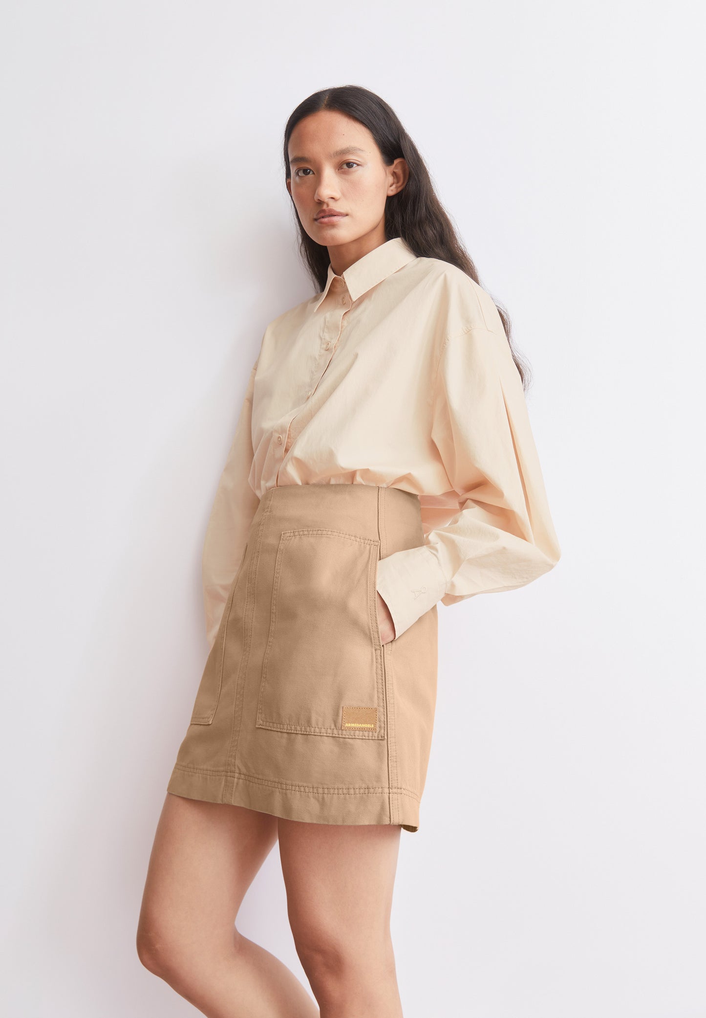 ARMEDANGELS barrel sleeve poplin Blouse