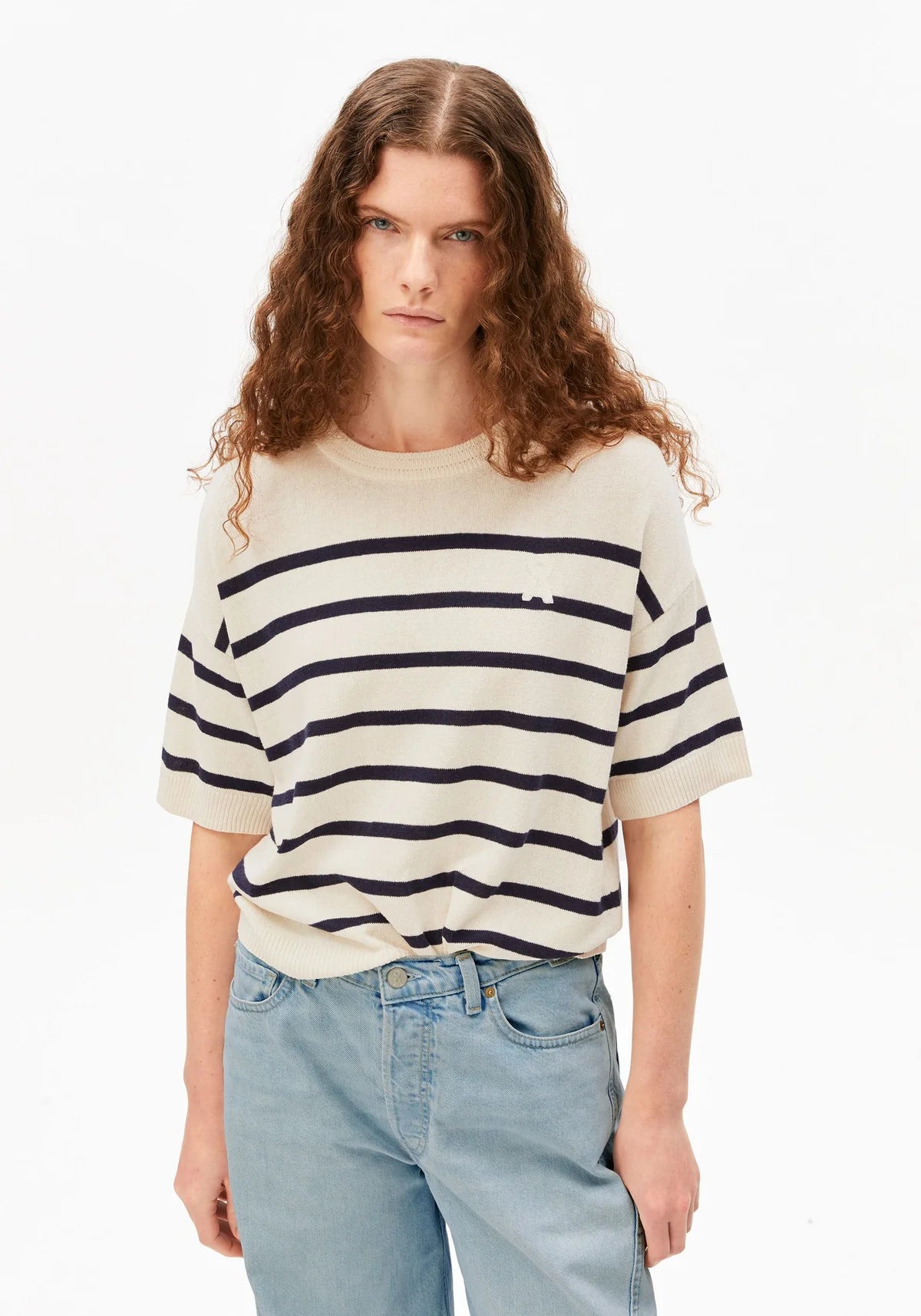 ARMEDANGELS stripe linen Sweater