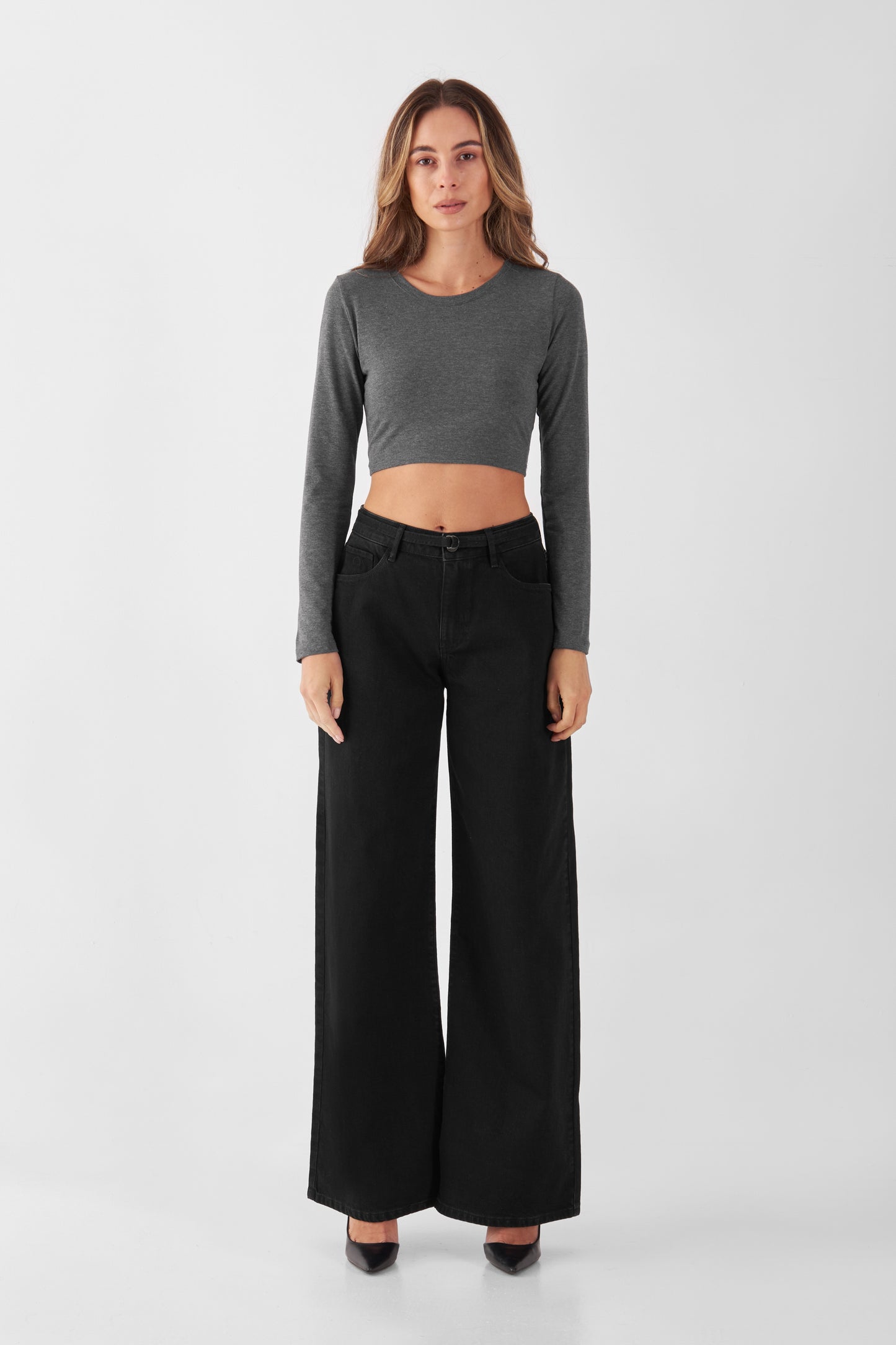 DAWN SUNNY Wide Leg Minimal Stretch - classic