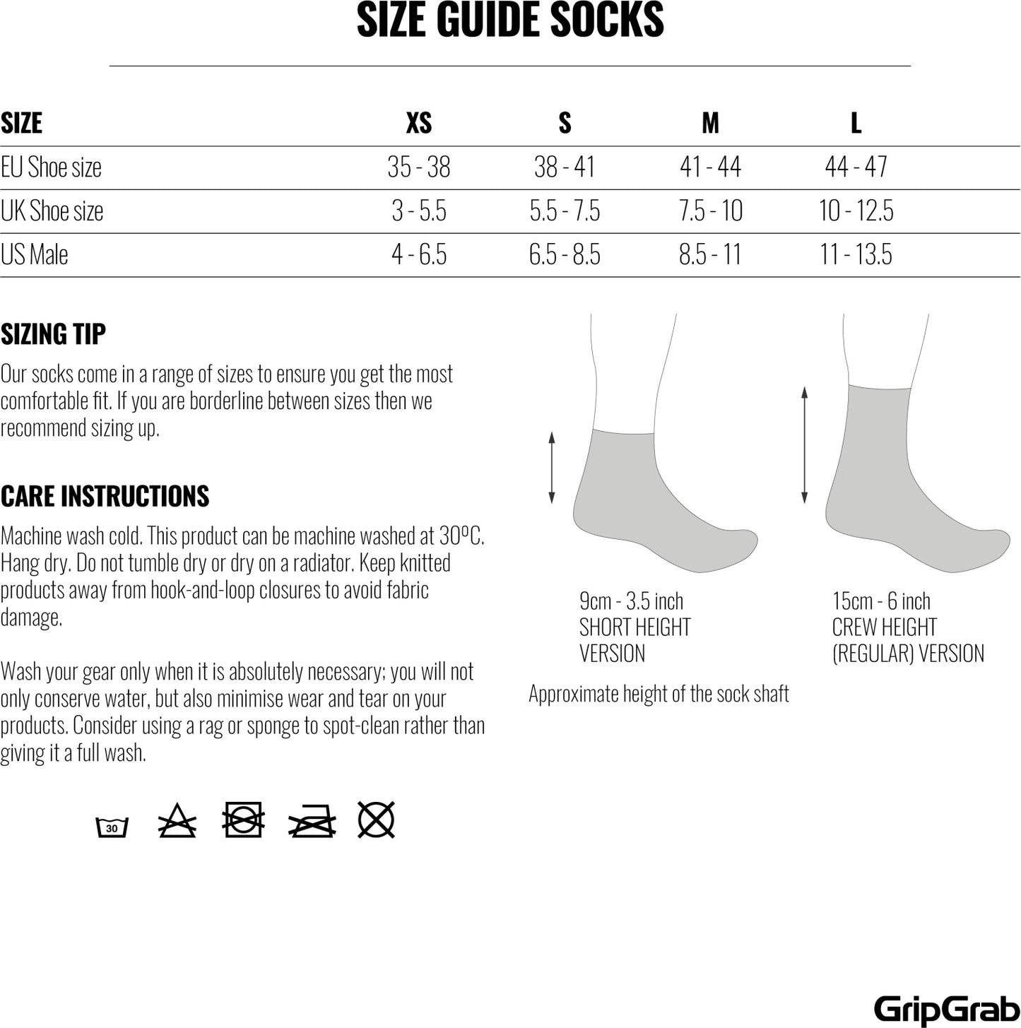 GRIPGRAB Lightweight SL Short Sommer Socken