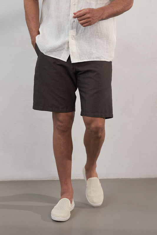 About Companions Shorts aus Halbleinen Jonny