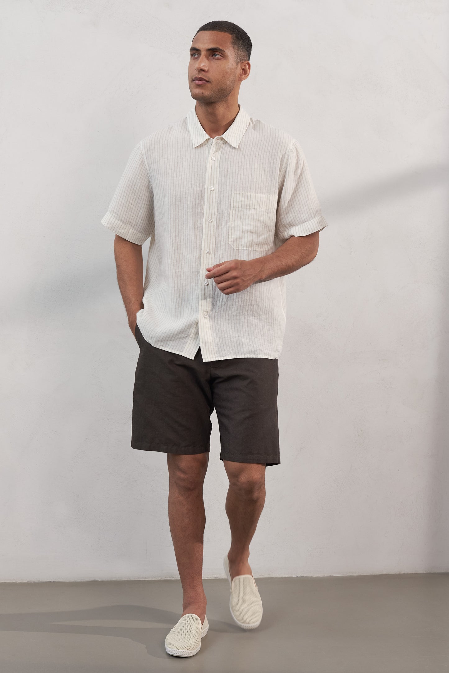 About Companions Shorts aus Halbleinen Jonny