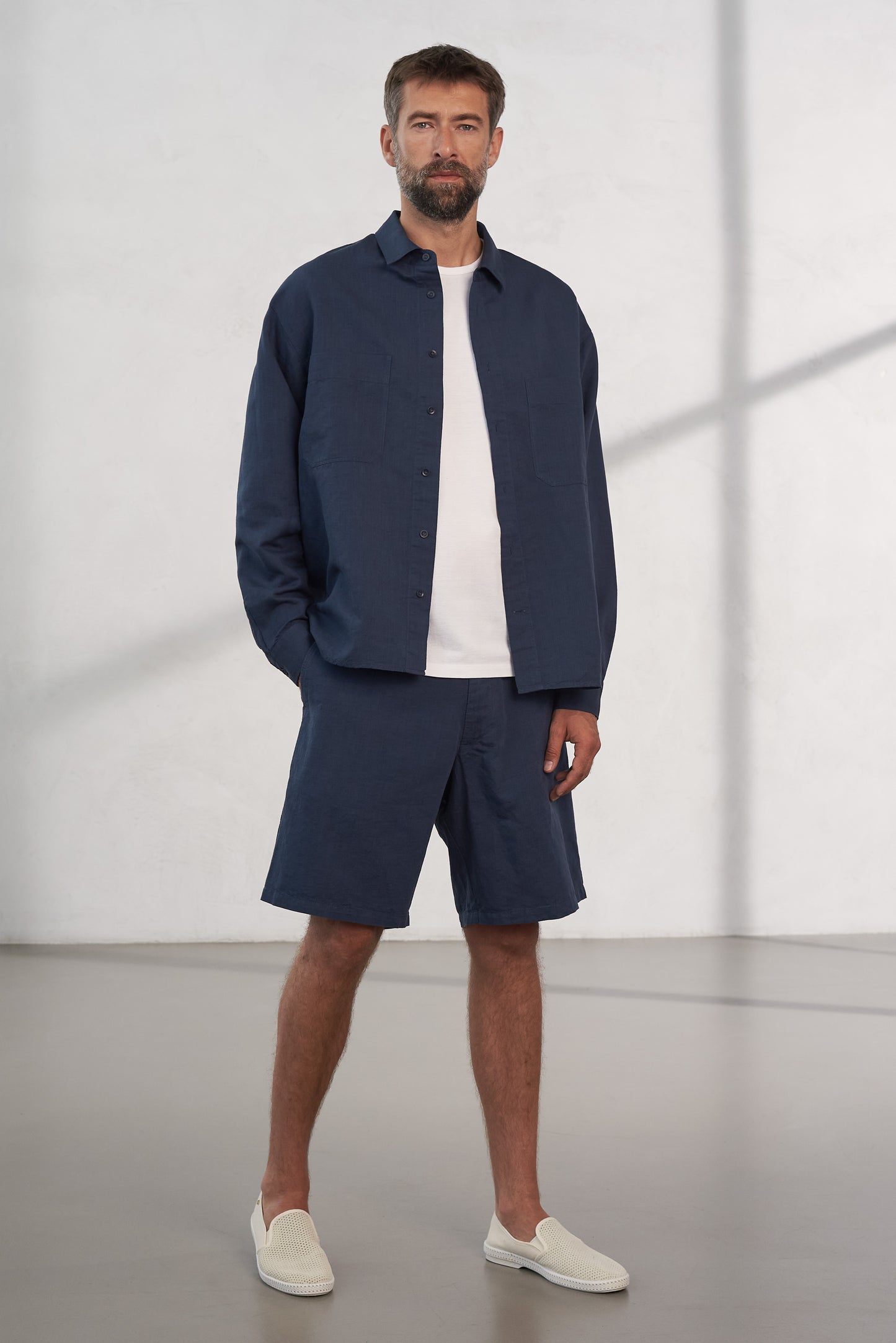 About Companions Shorts aus Halbleinen Jonny