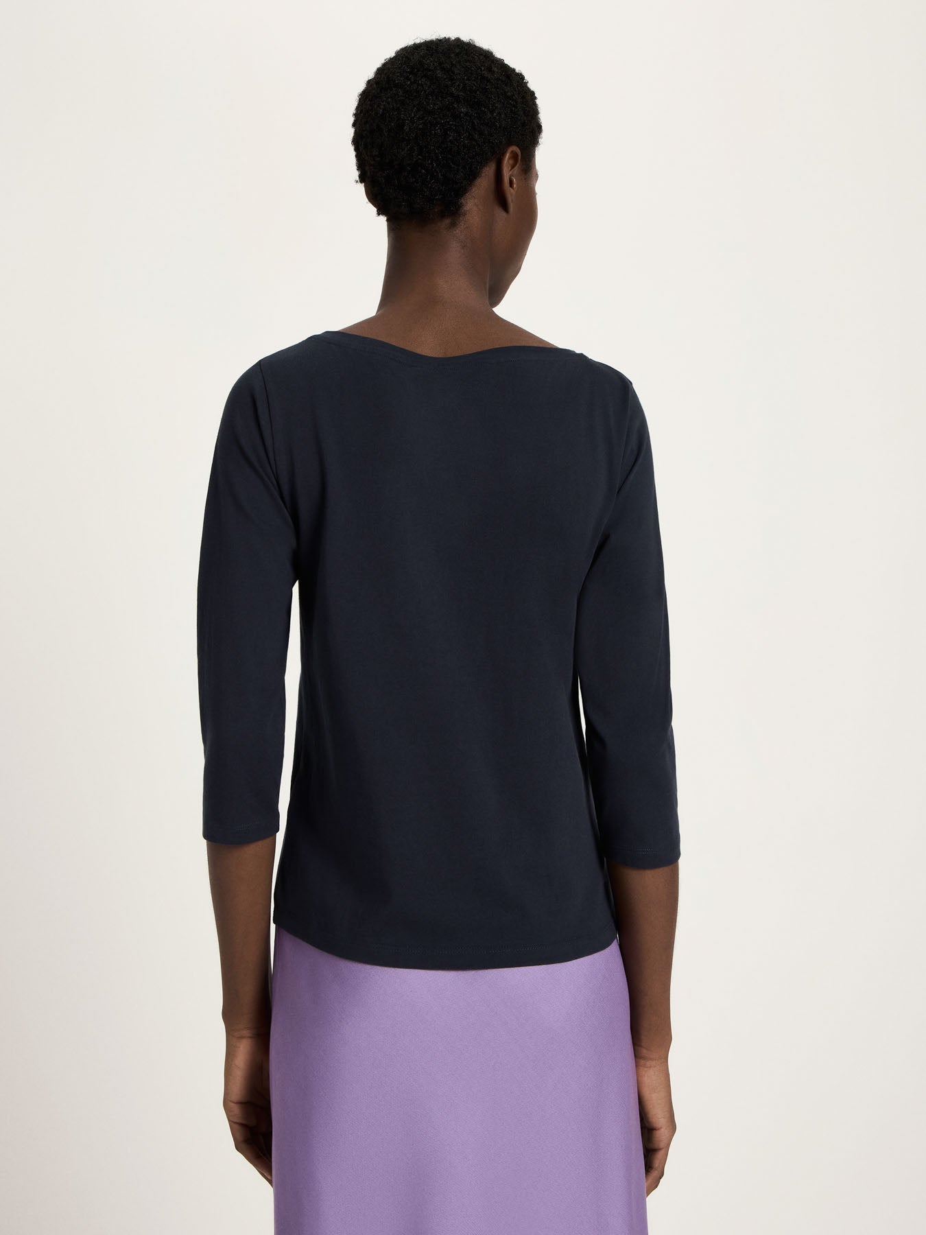 Lanius U-Boot Shirt mit 3/4 Arm GOTS
