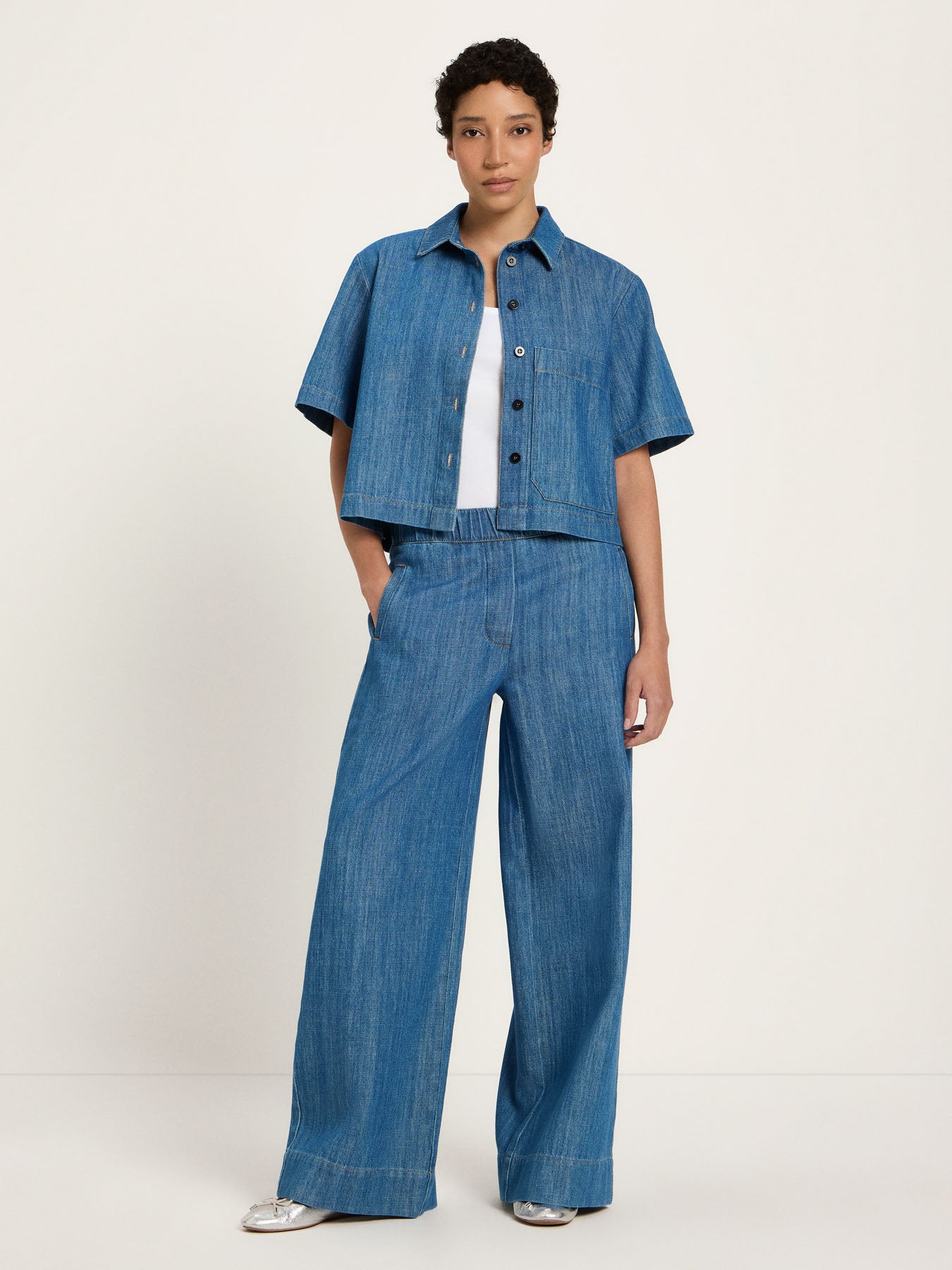 Lanius Jeansshirt