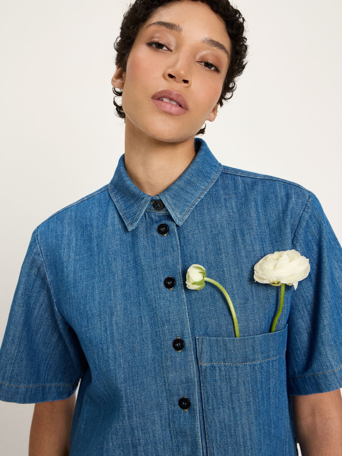 Lanius Jeansshirt