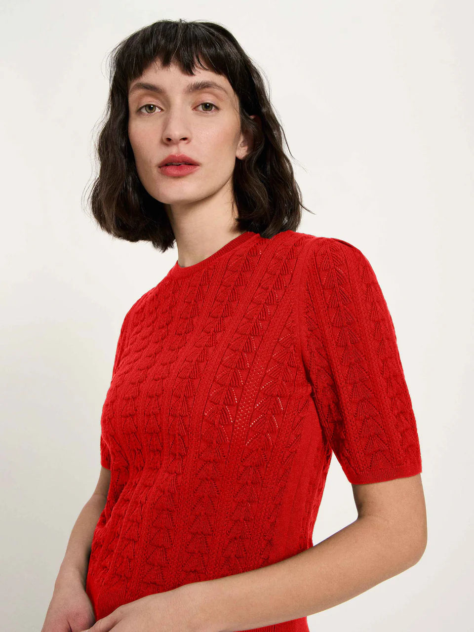 Lanius Kurzarmpullover