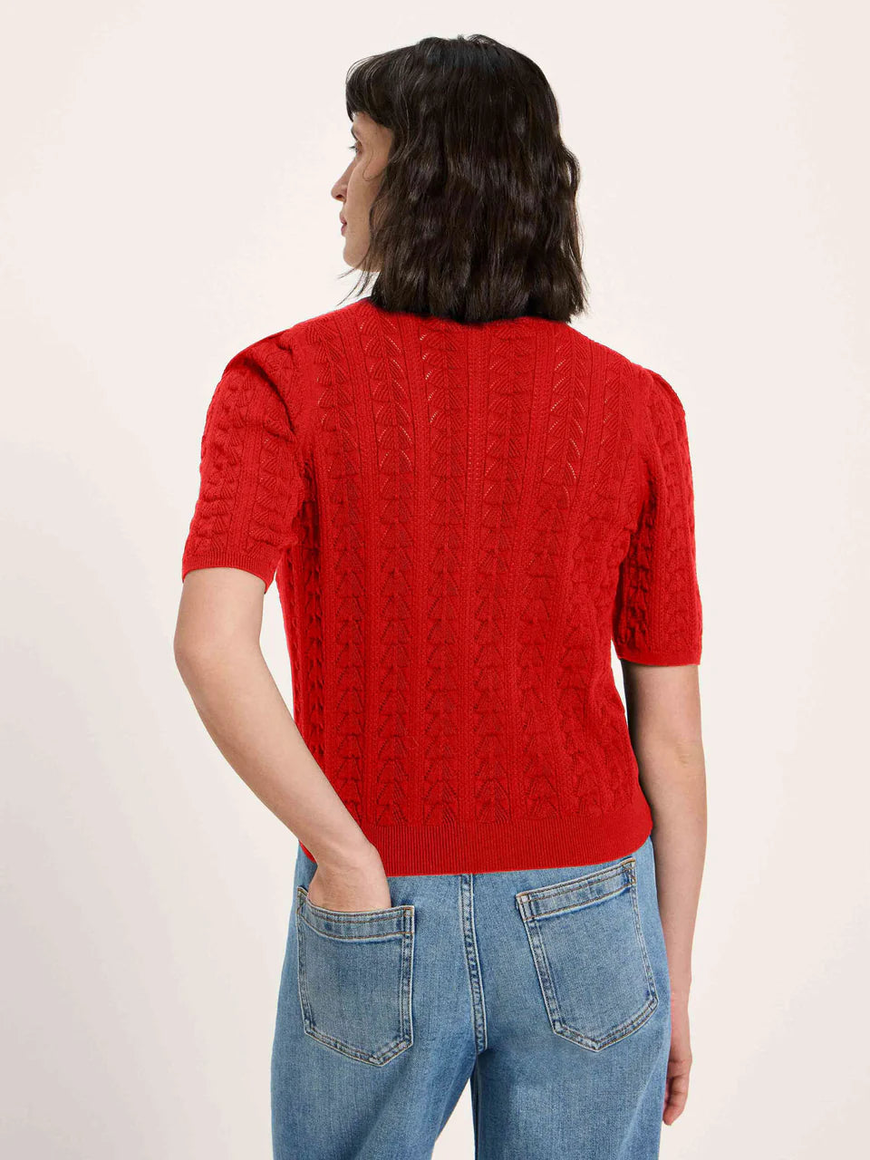 Lanius Kurzarmpullover