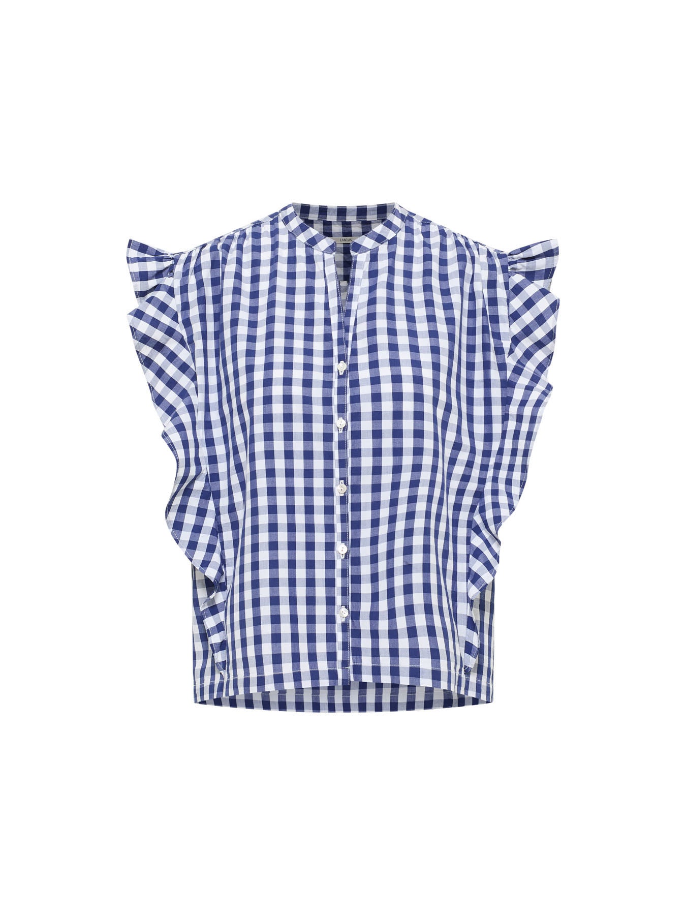 Lanius Vichy-Karo Bluse GOTS