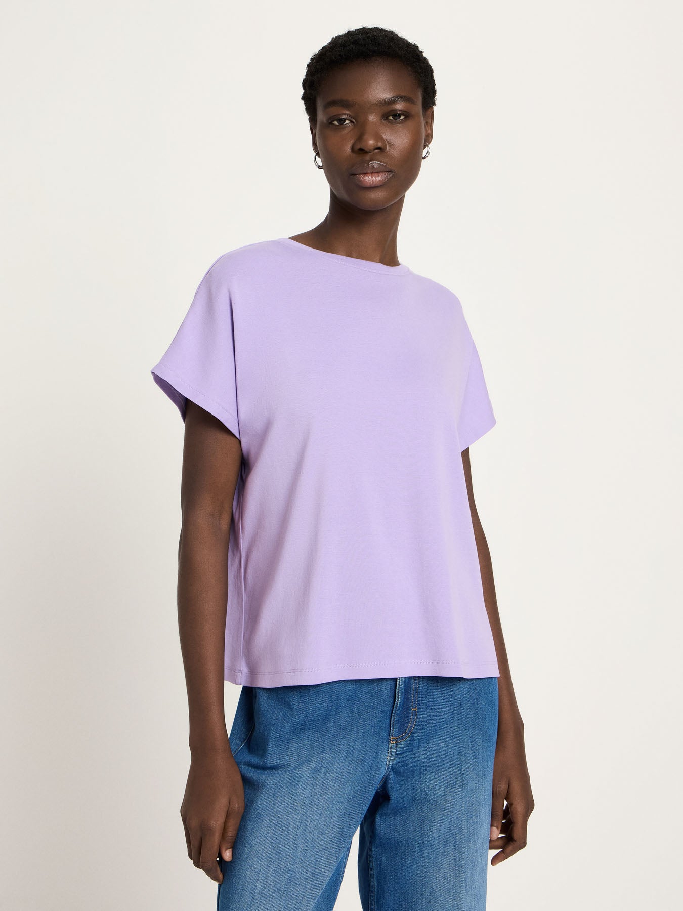 Lanius Shirt mit überschnittener Schulter