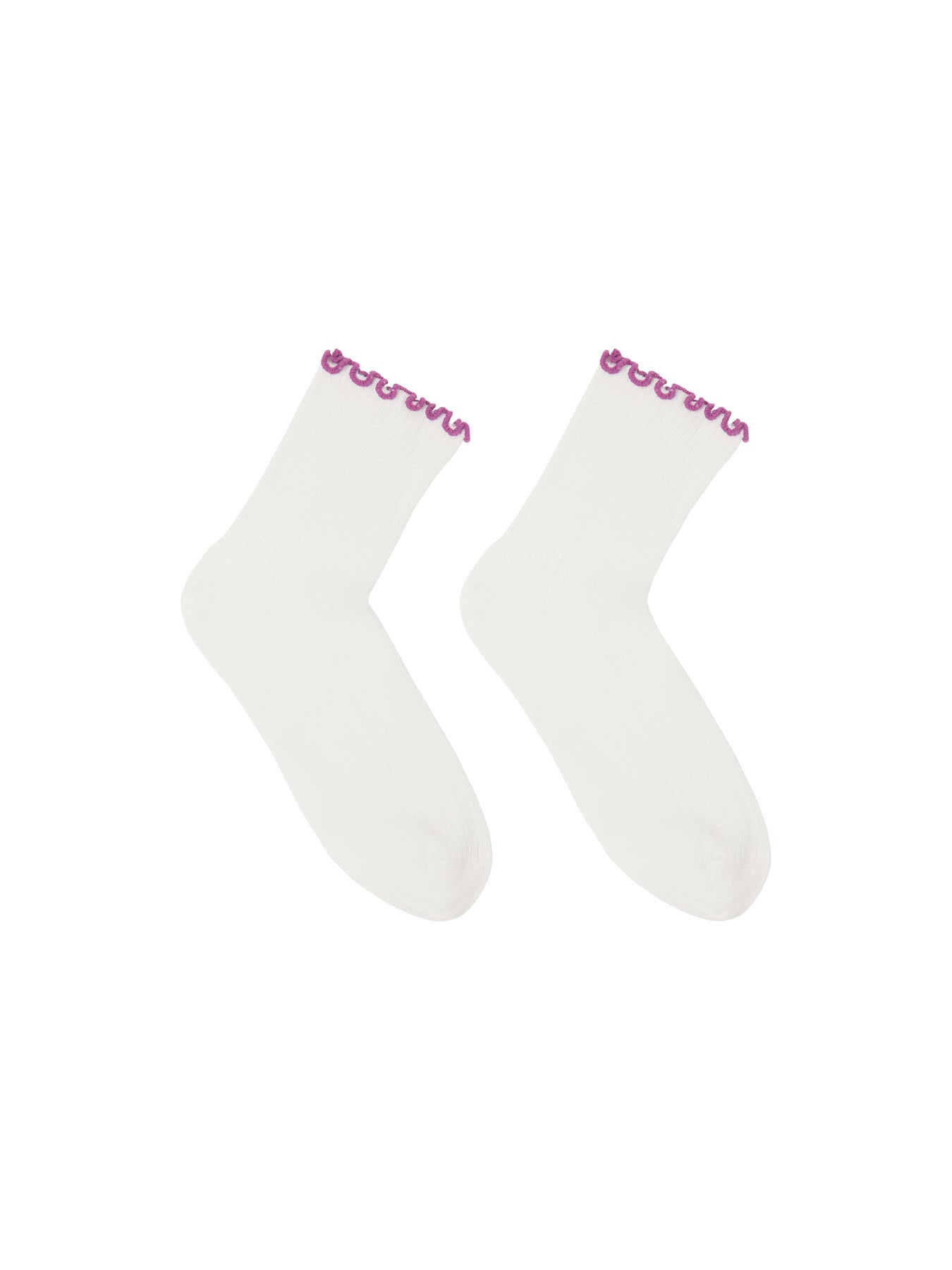 Lanius Socken mit Volant GOTS