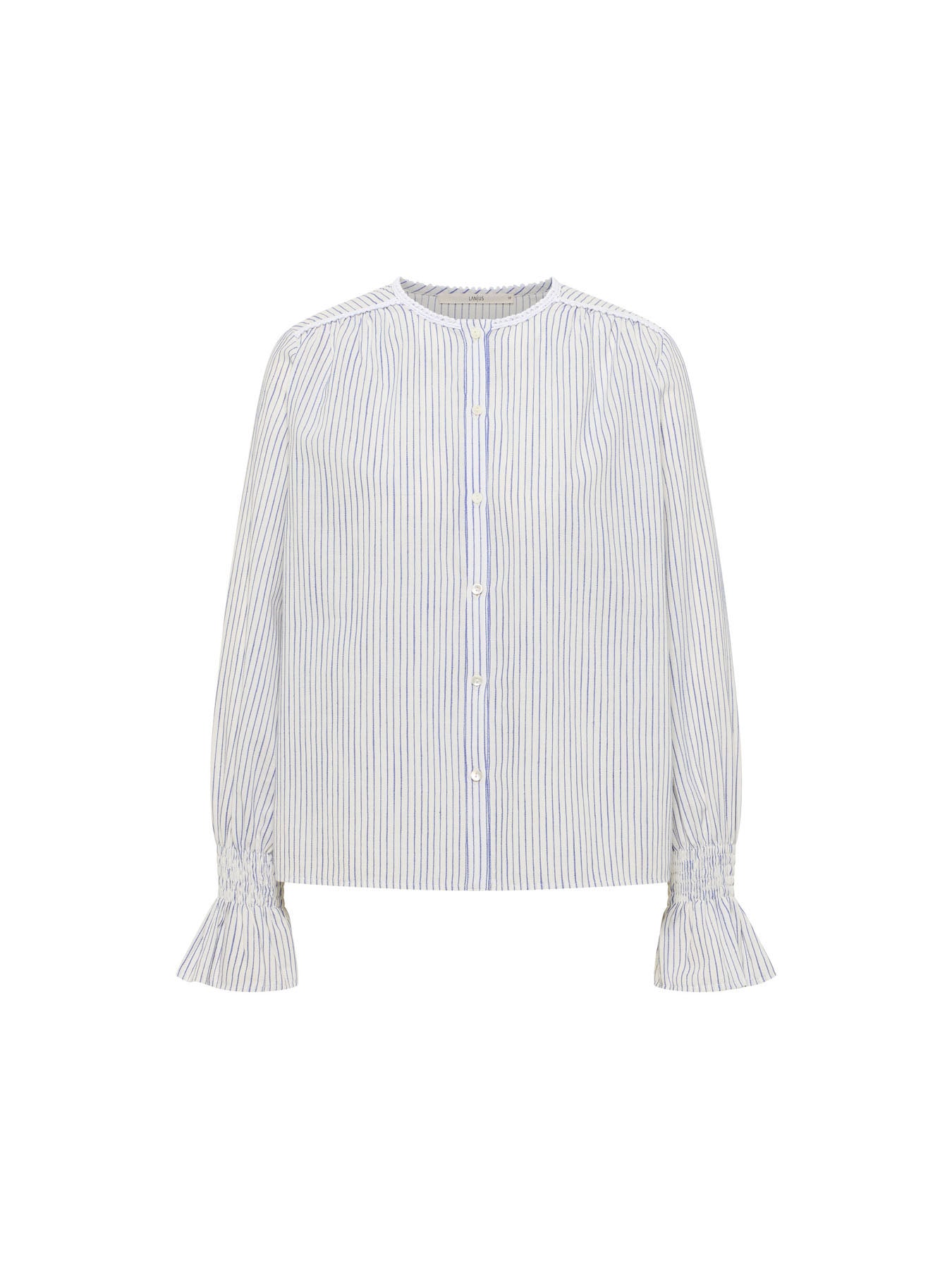 Lanius Bluse mit Spitze GOTS