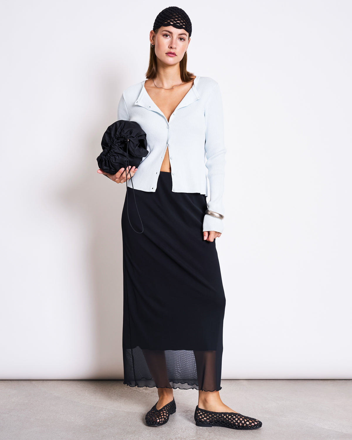JAN N JUNE Glimt crew neck cardigan