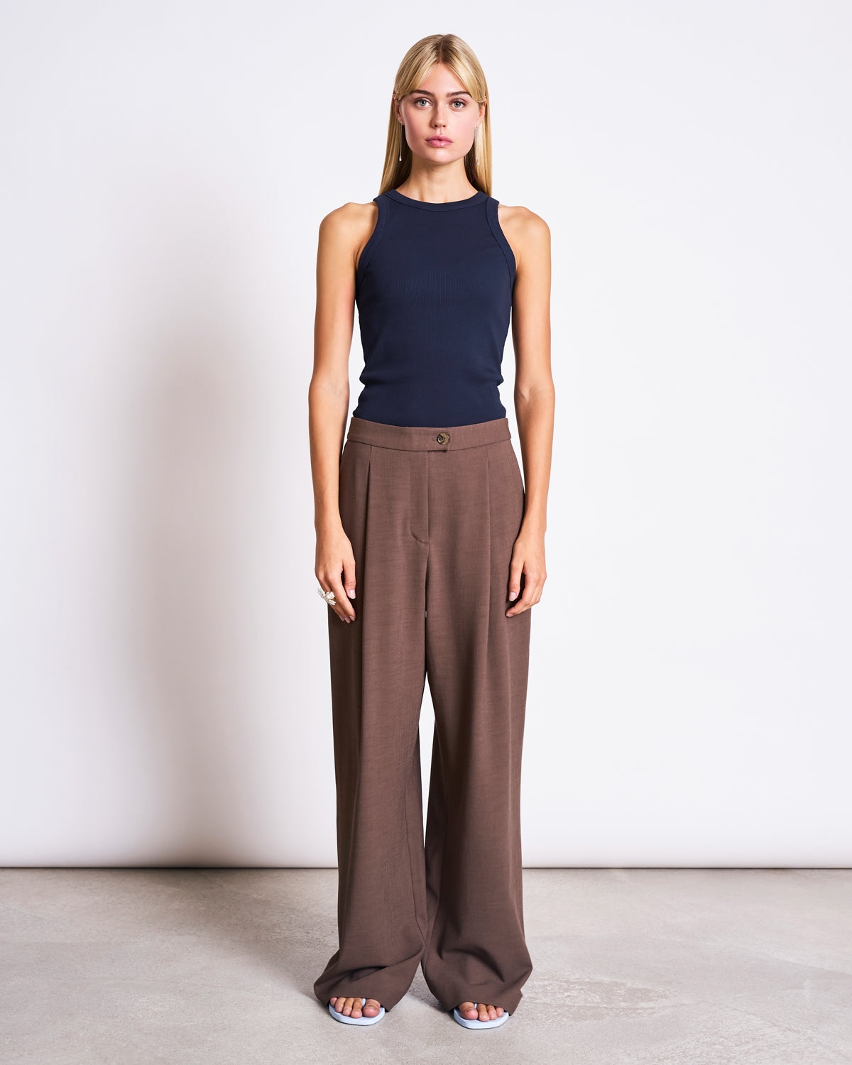 JAN N JUNE Niva pleated wide pants