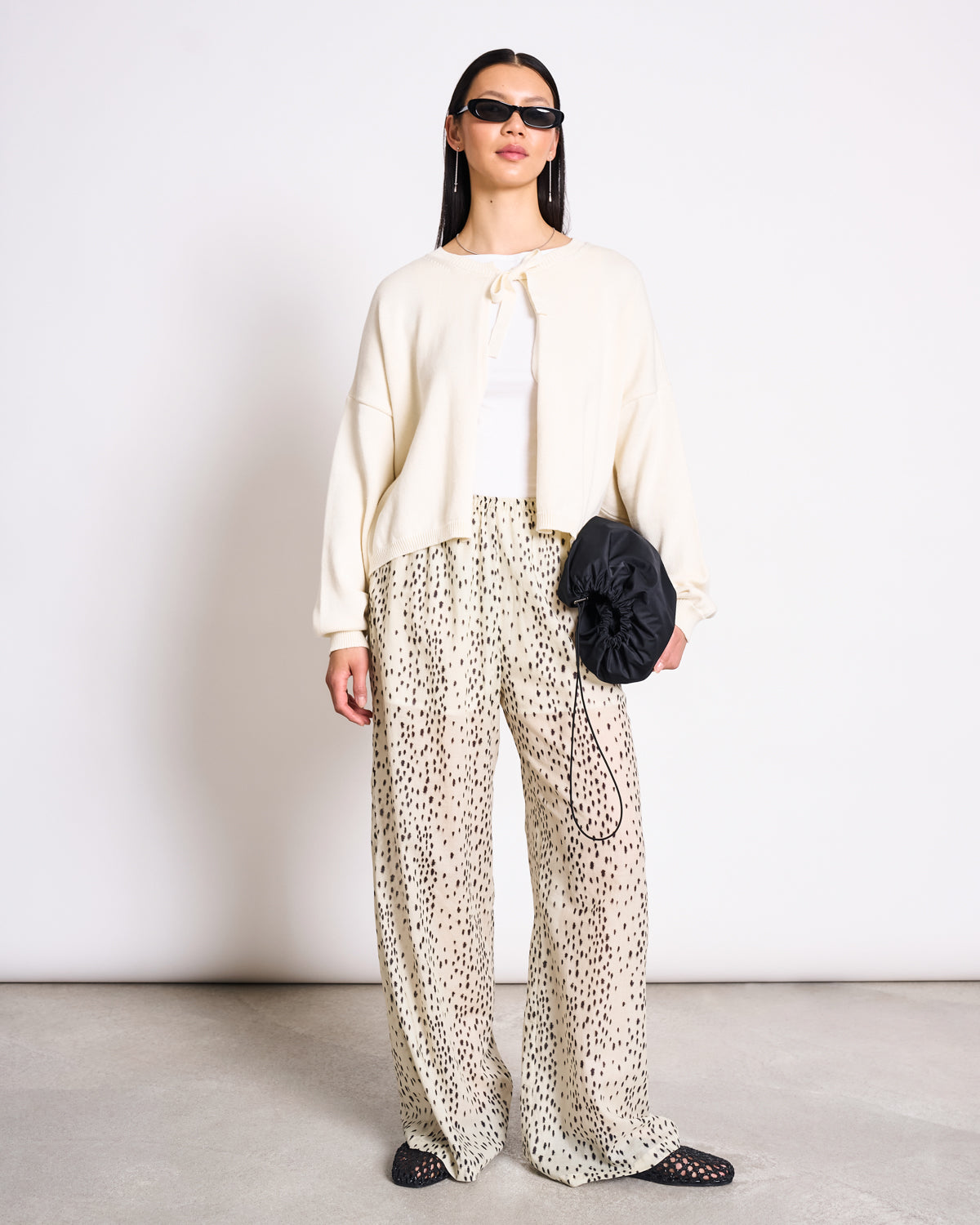 JanNJune ZEA loose tie Cardigan
