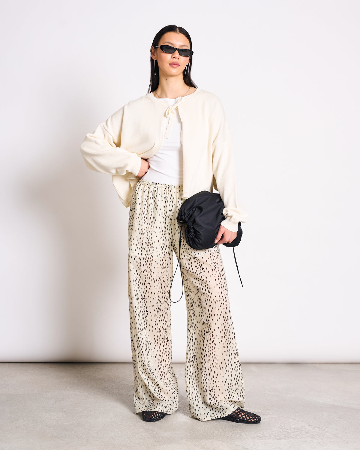 JanNJune ZEA loose tie Cardigan